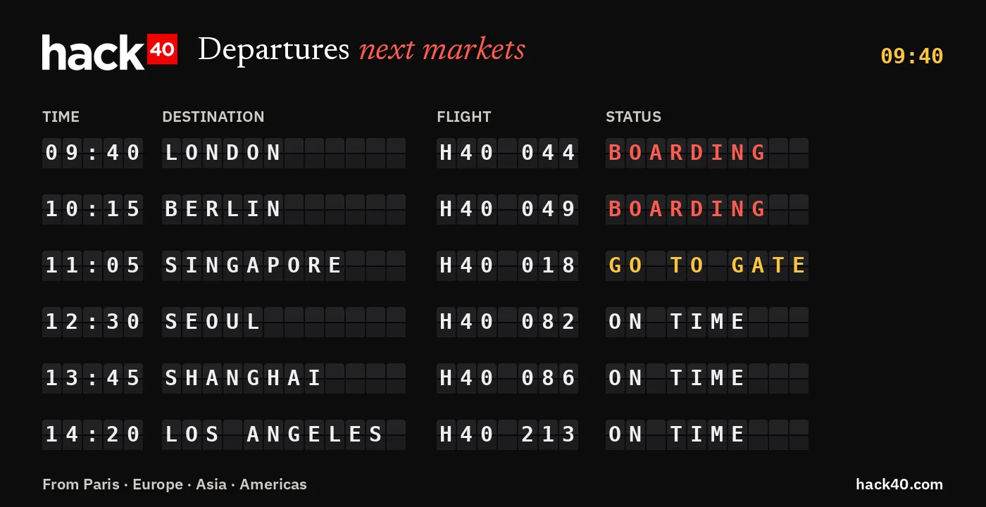 Boarding for the next market